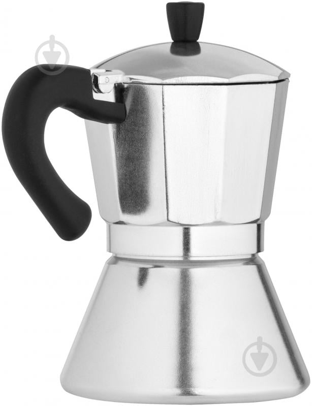 Кофеварка гейзерная ARDESTO Gemini Piemonte 6 чашек нержавеющая сталь с черным AR0806AI - фото 3