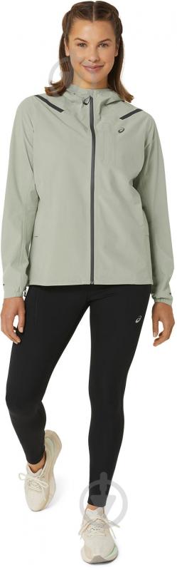 Куртка жіноча демісезонна Asics ACCELERATE WATERPROOF 2.0 JACKET 2012C219_303 р.XL оливкова - фото 10