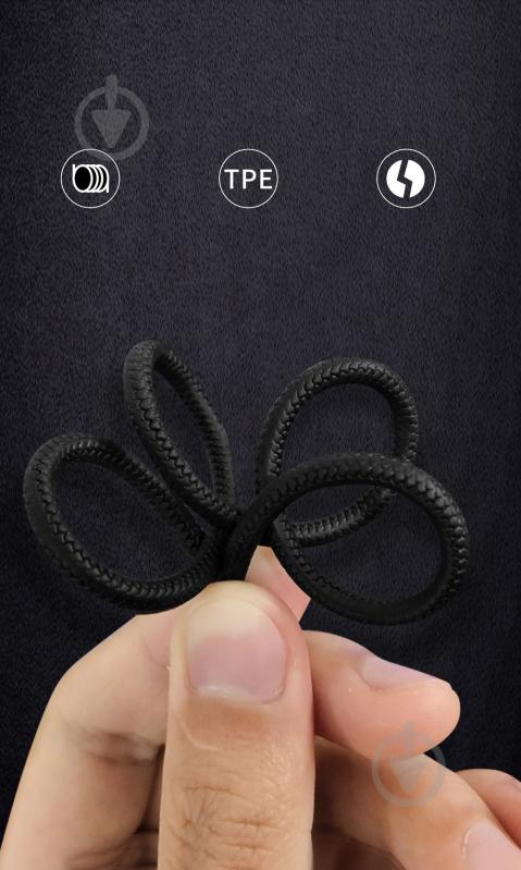 Кабель ColorWay USB - Apple Lightning (PVC + led) 2.4А 1 м black - фото 6 Кабель ColorWay USB - Apple Lightning (PVC + led) 2.4А 1 м black - фото 6