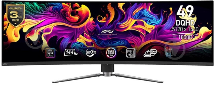 Монитор MSI 49" (MPG 491CQP QD-OLED) - фото 1