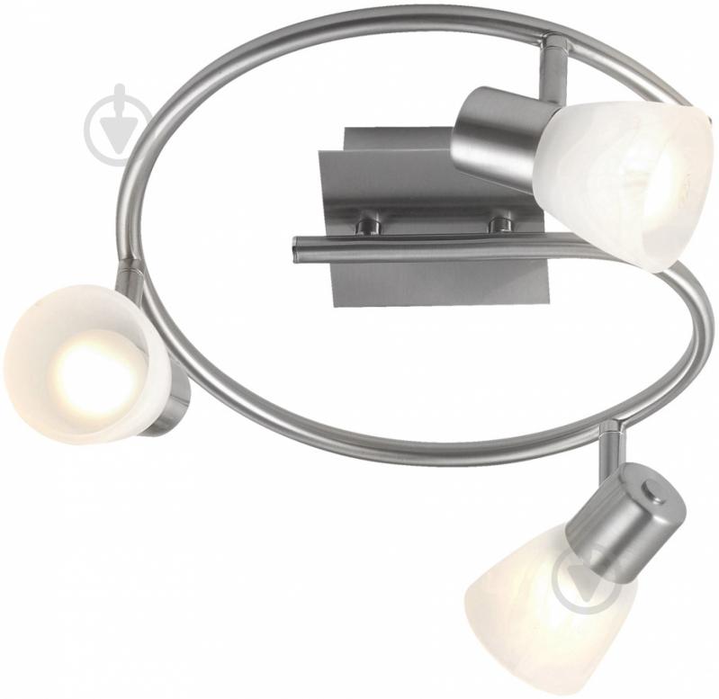 Спот Globo PARRY 3x40 Вт E14 никель 54530-3 - фото 1