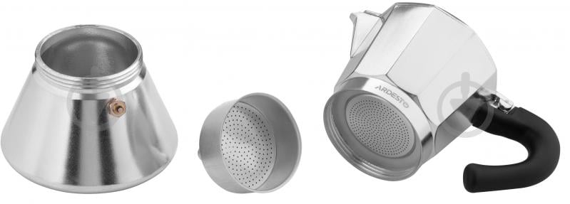 Кофеварка гейзерная Ardesto Gemini Piemonte 9 чашек нержавеющая сталь с черным AR0809AI - фото 8