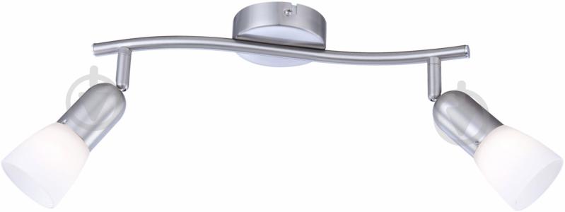 Спот Globo CATHY 2x40 Вт E14 матовый хром - фото 1