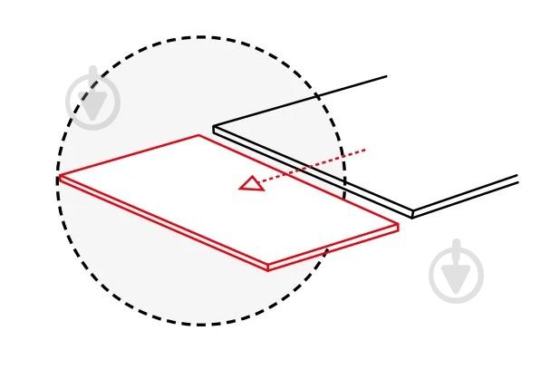 Стіл обідній Signal Meble GD019 1000(1500)x700x760мм білий/хром - фото 2