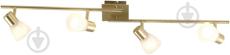 Спот Globo RAIDER 4x40 Вт E14 латунь 54540-4 - фото 1