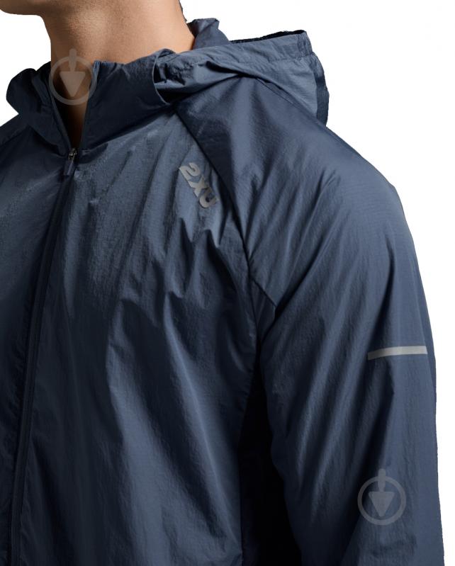Вітрівка чоловіча 2XU Aero Windbreaker MR7208a_IND/MDN р.L темно-синя - фото 4