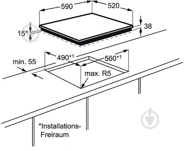 Варочная поверхность электрическая Electrolux CPE 644 RBC - фото 2