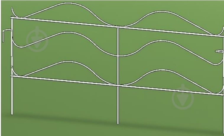 Декоративна огорожа для клумб Net Profit Ілюзія (ПД-ЕЕ-42) (604/32/301,5) - фото 3