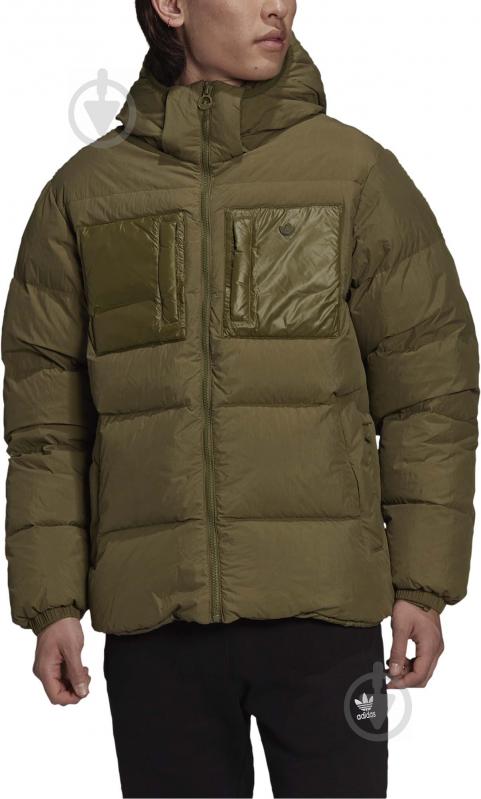 Пуховик чоловічий Adidas DOWN REGEN PUFF H13563 р.XL оливковий - фото 1