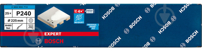 Круг шлифовальный Bosch M480 на сетчатой ​​основе K240 225 мм 25 шт. 2608900713 - фото 2