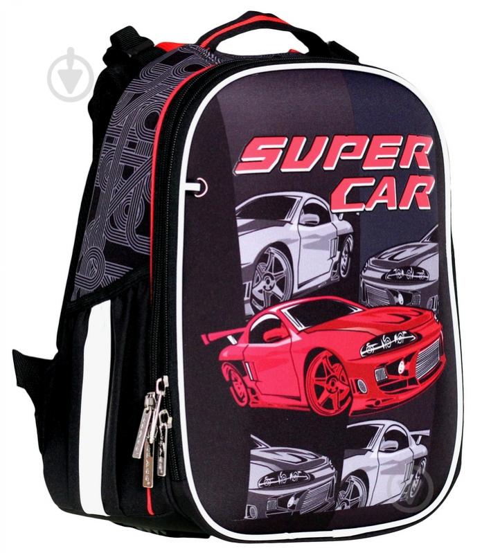 Ранец школьный CLASS Super Car 35x27x16 см 2015 - фото 1
