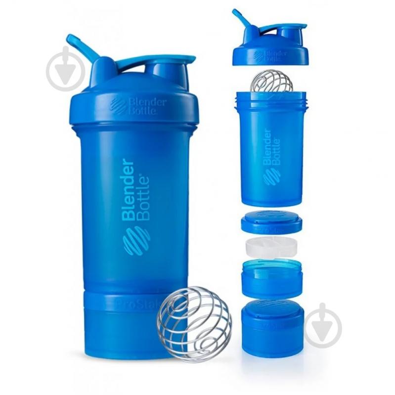Шейкер Blender Bottle ProStak 660 мл cyan - фото 5 Шейкер Blender Bottle ProStak 660 мл cyan - фото 5