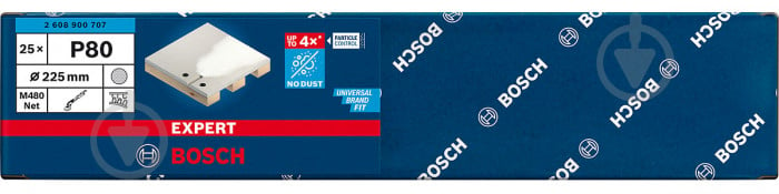 Круг шліфувальний Bosch M480 на сітчастій основі K80 225 мм 25 шт. 2608900707 - фото 2