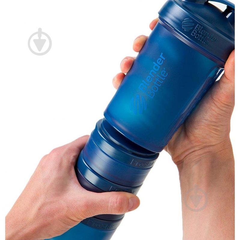 Шейкер Blender Bottle ProStak 660 мл navy - фото 4