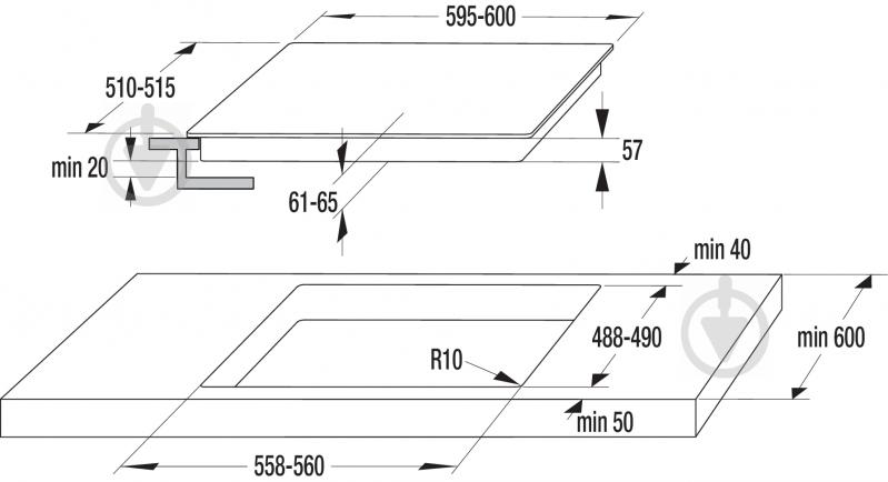 Варильна поверхня індукційна Gorenje ISC 635 CSC - фото 2