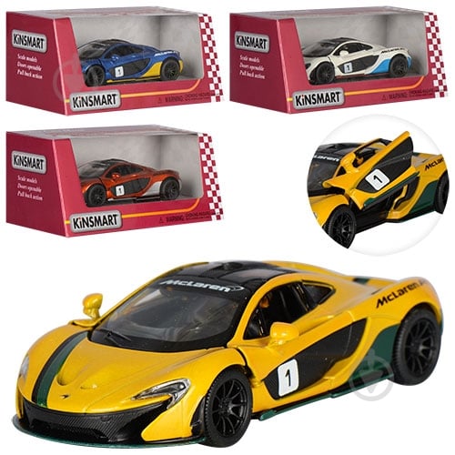 Автомодель Kinsmart 1:32 McLaren P1 KT5393WF - фото 1