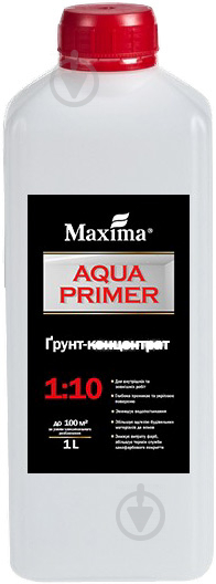 Грунтовка глубокопроникающая Maxima 1:10 «Aqua Primer» 1 кг 1 л - фото 1