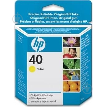Картридж HP 51640YE yellow - фото 1