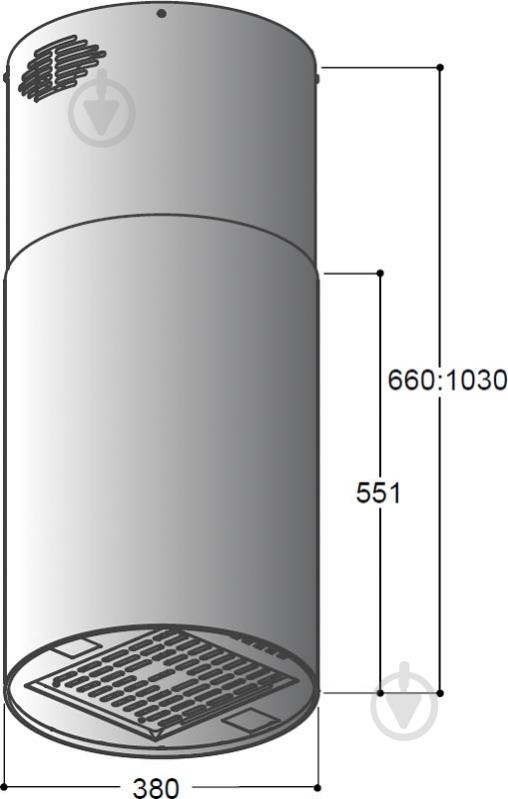 Вытяжка Zirtal Cilindro IS BL - фото 6 Вытяжка Zirtal Cilindro IS BL - фото 6