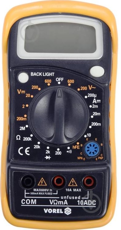 Мультиметр цифровой Vorel 81773 - фото 1