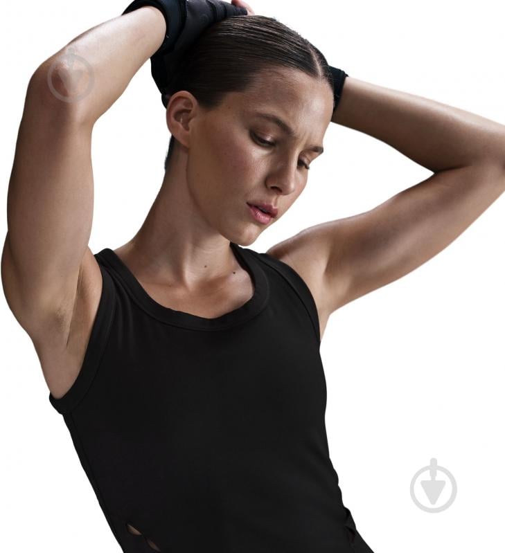 Топ Nike W NK ONE FITTED DF TANK CPSL HM6398-010 р.L черный - фото 4