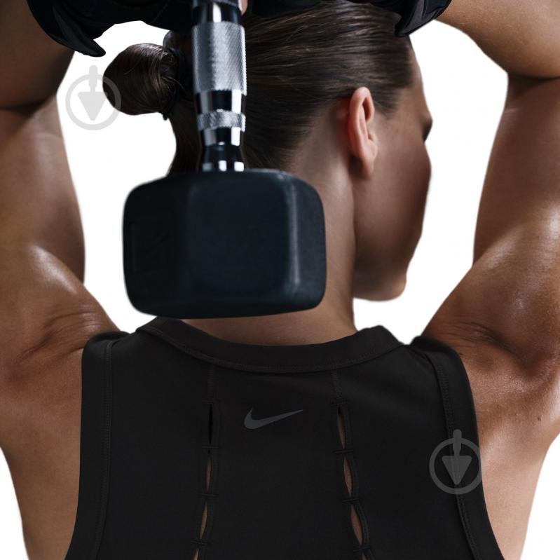 Топ Nike W NK ONE FITTED DF TANK CPSL HM6398-010 р.L черный - фото 6