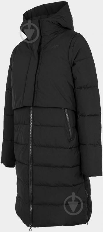 Пальто женское демисезонное 4F WOJACKET KUDP008 H4Z22-KUDP008-20S р.M черное - фото 4