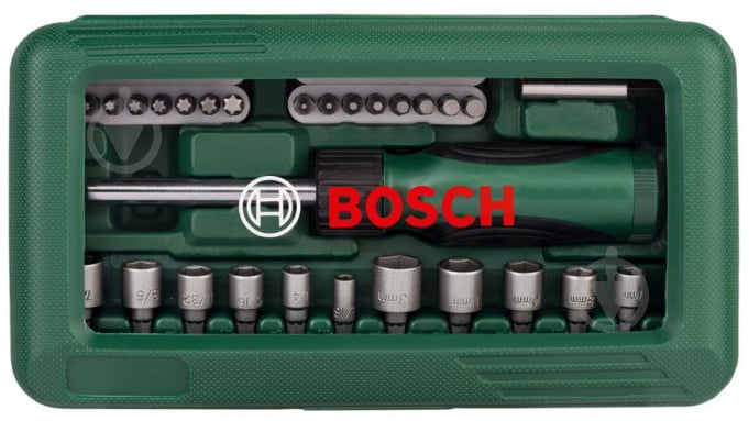 Набор бит и торцевых головок Bosch 46 шт. 2607019504 - фото 2