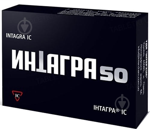 Интагра №4 (2х2) таблетки 50 мг - фото 1 Интагра №4 (2х2) таблетки 50 мг - фото 1