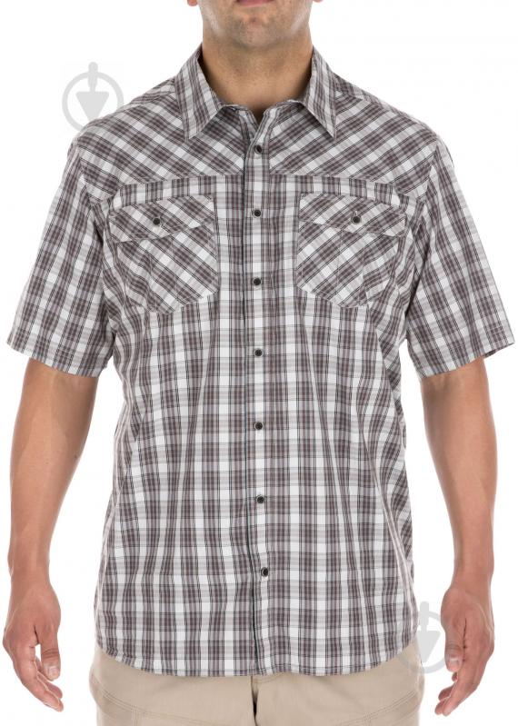 Рубашка 5.11 Tactical Double Flex Covert Short Sleeve Shirt р. S Pearl 71348 - фото 1