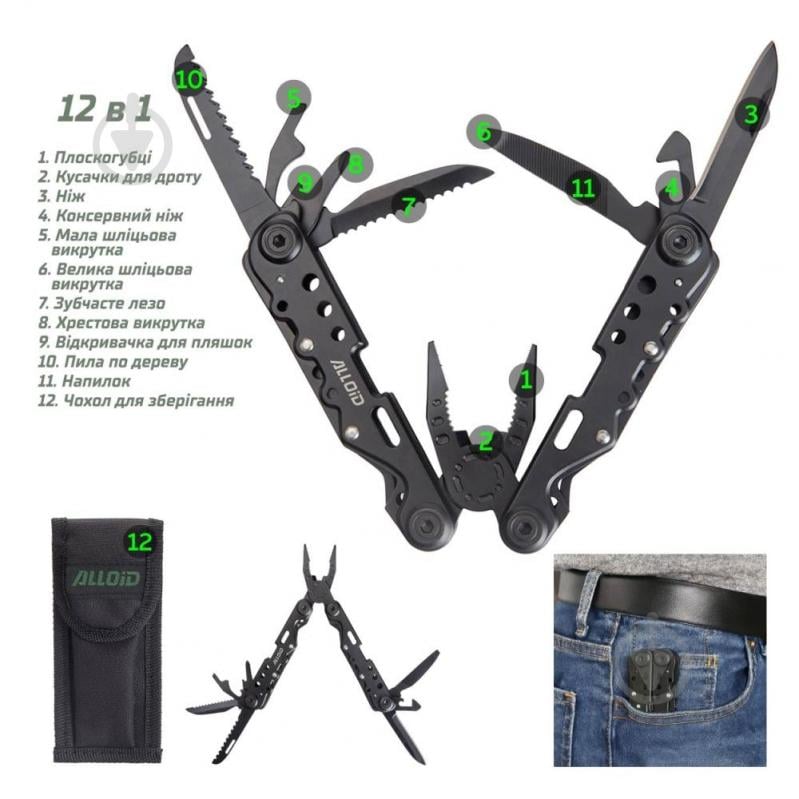 Мультитул Alloid Pro MT-15512 - фото 2 Мультитул Alloid Pro MT-15512 - фото 2