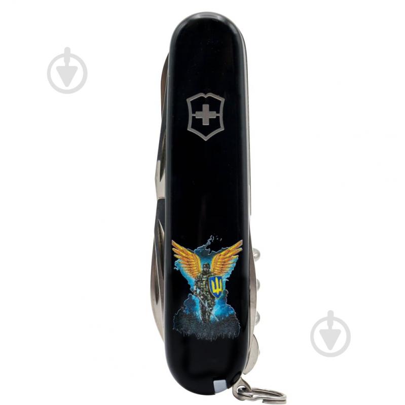 Ніж швейцарський Victorinox CLIMBER UKRAINE Янгол ЗСУ (14 інстр) Vx13703.3_T1061u - фото 3