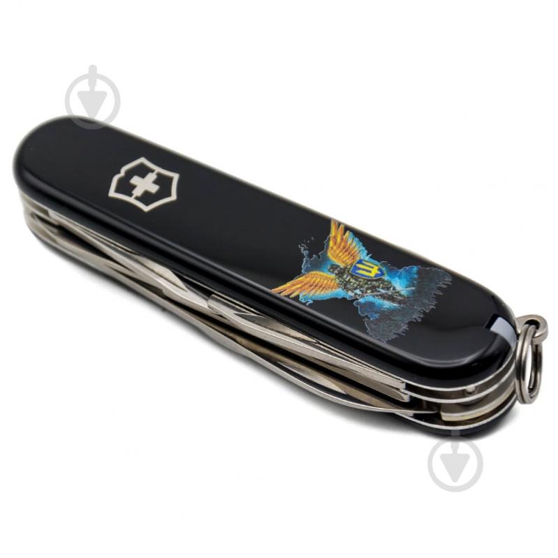 Ніж швейцарський Victorinox CLIMBER UKRAINE Янгол ЗСУ (14 інстр) Vx13703.3_T1061u - фото 4