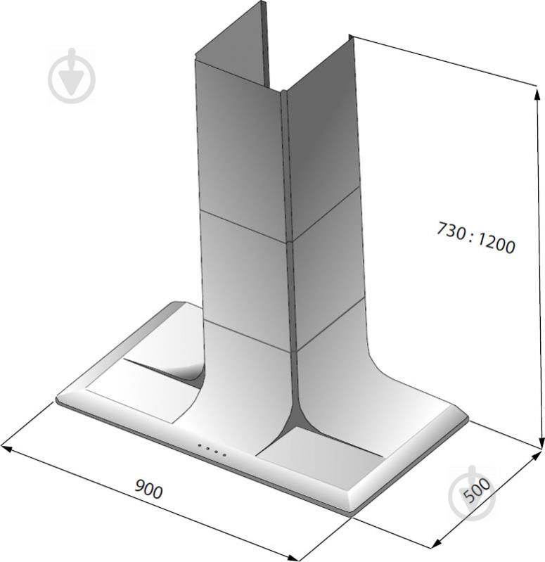 Витяжка Zirtal Modern Shape 90 WH - фото 8