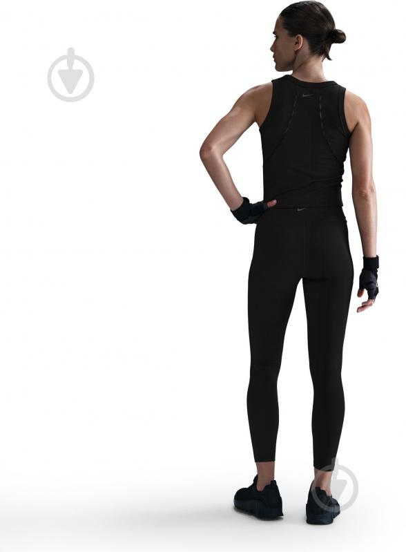 Топ Nike W NK ONE FITTED DF TANK CPSL HM6398-010 р.XL черный - фото 3