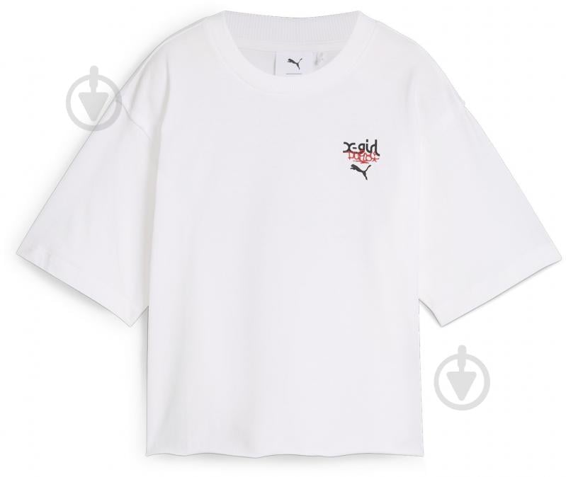 Футболка Puma X X-GIRL GRAPHIC TEE 62472302 р.S білий - фото 1