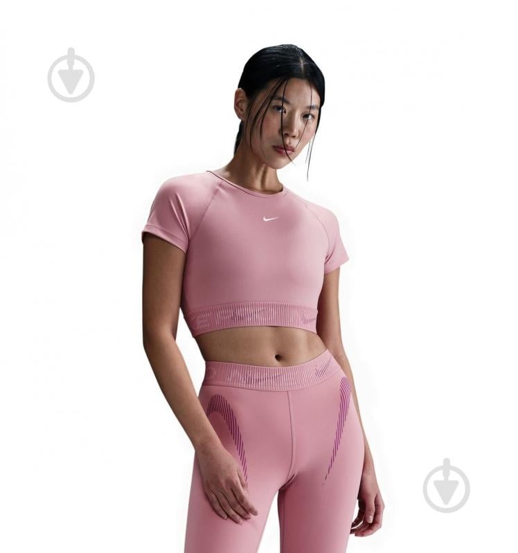 Топ W NP DF SS CROP TOP TT GX HM6369-699 р.XS рожевий - фото 1