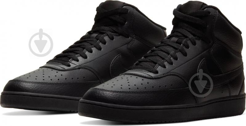 Кросівки чоловічі зимові Nike Court Vision Mid CD5466-002 р.40 чорні - фото 1