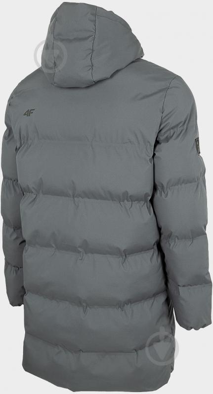 Пальто чоловіче зимове 4F JACKET KUMP010 H4Z22-KUMP010-22S р.2XL сірий меланж - фото 2