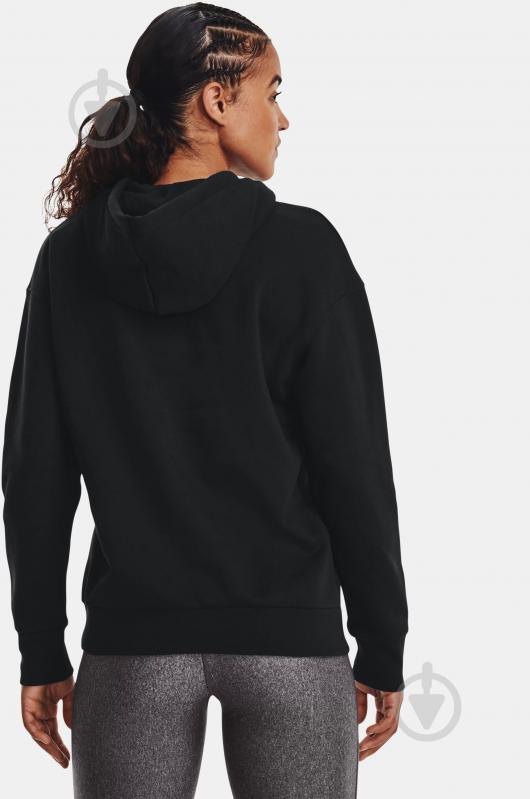 Джемпер Under Armour ESSENTIAL FLEECE HOODIE 1373033-001 р.L чорний - фото 2