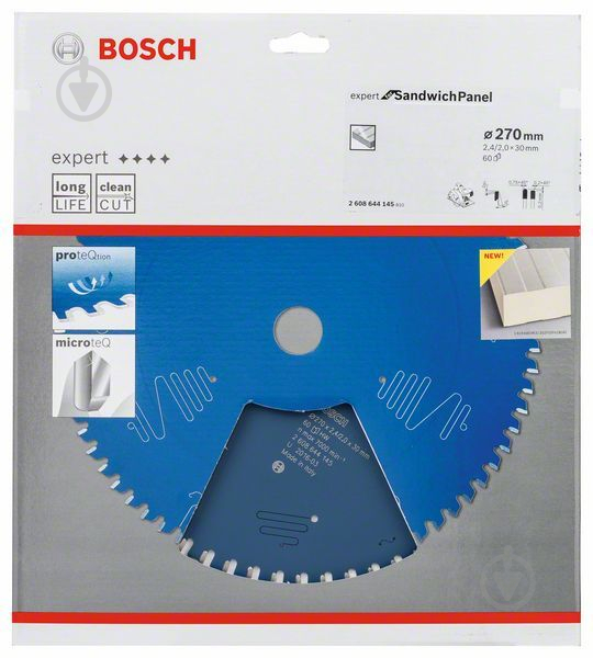 Пильный диск Bosch EfSPanel 270x30x2 Z60 2608644145 - фото 2