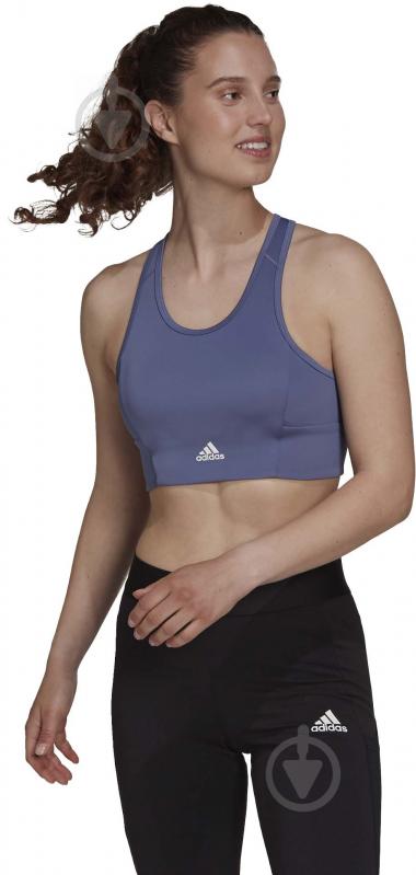 Бра Adidas W 3S CRO TP H16849 р.XL фиолетовый - фото 2