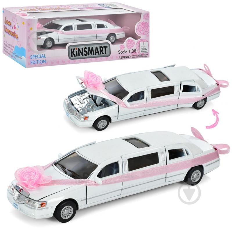 Автомобіль Kinsmart 1:38 Love Limousine KT7001WW - фото 1