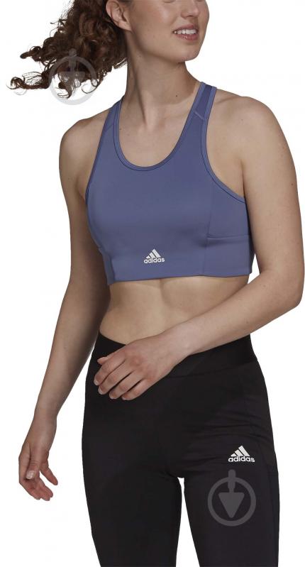 Бра Adidas W 3S CRO TP H16849 р.2XL фиолетовый - фото 1