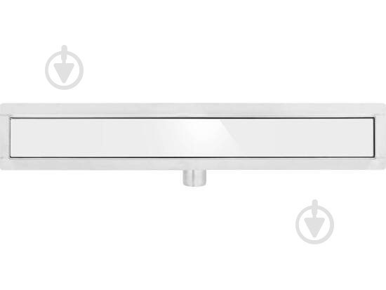 Трап Fala с наржавеющей стали WHITE GLASS 70 см 75382 - фото 1