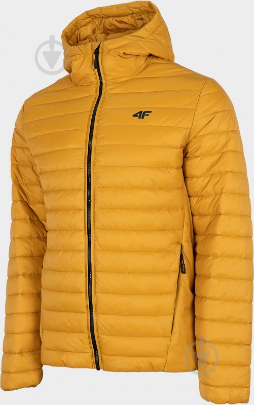 Куртка мужская зимняя 4F JACKET KUMP004 H4Z22-KUMP004-71S р.M желтая - фото 3