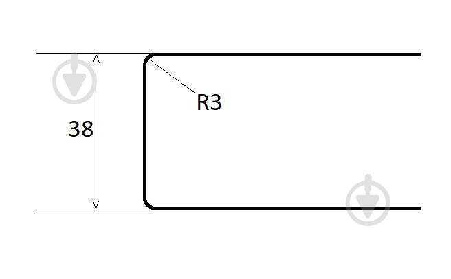 Столешница LuxeForm R3 / S499 Дуб Ванкувер 4200x600x38 мм - фото 4