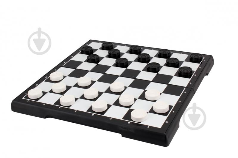 Набор шахмат ТехноК +шашки в пластиковом кейсе с металлическим полем 9079 - фото 4
