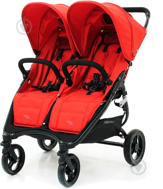 Коляска для двойни Valco Baby Snap Duo Fire Red - фото 1