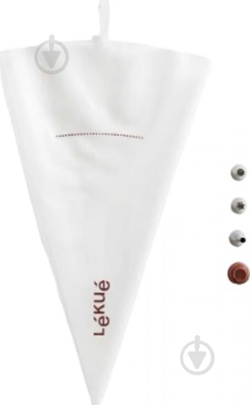 Мішок кондитерський з насадками Lekue Reusable Flexible Lids 883729 - фото 1 Мішок кондитерський з насадками Lekue Reusable Flexible Lids 883729 - фото 1
